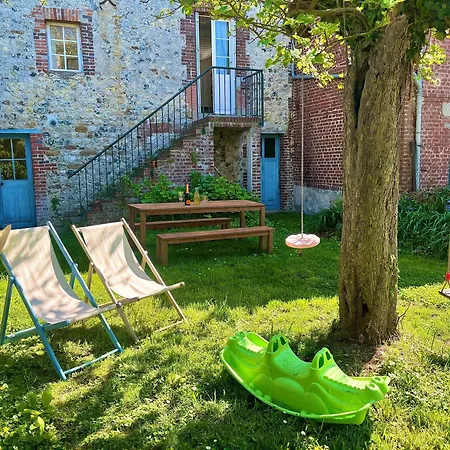 Сasa de vacaciones Les Vignes - Maison D'artiste - Vue & Jardin Villerville